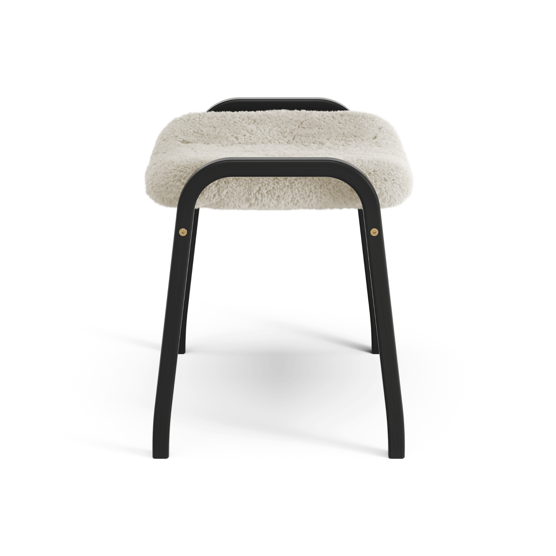 Lamino Footstool Black Oak